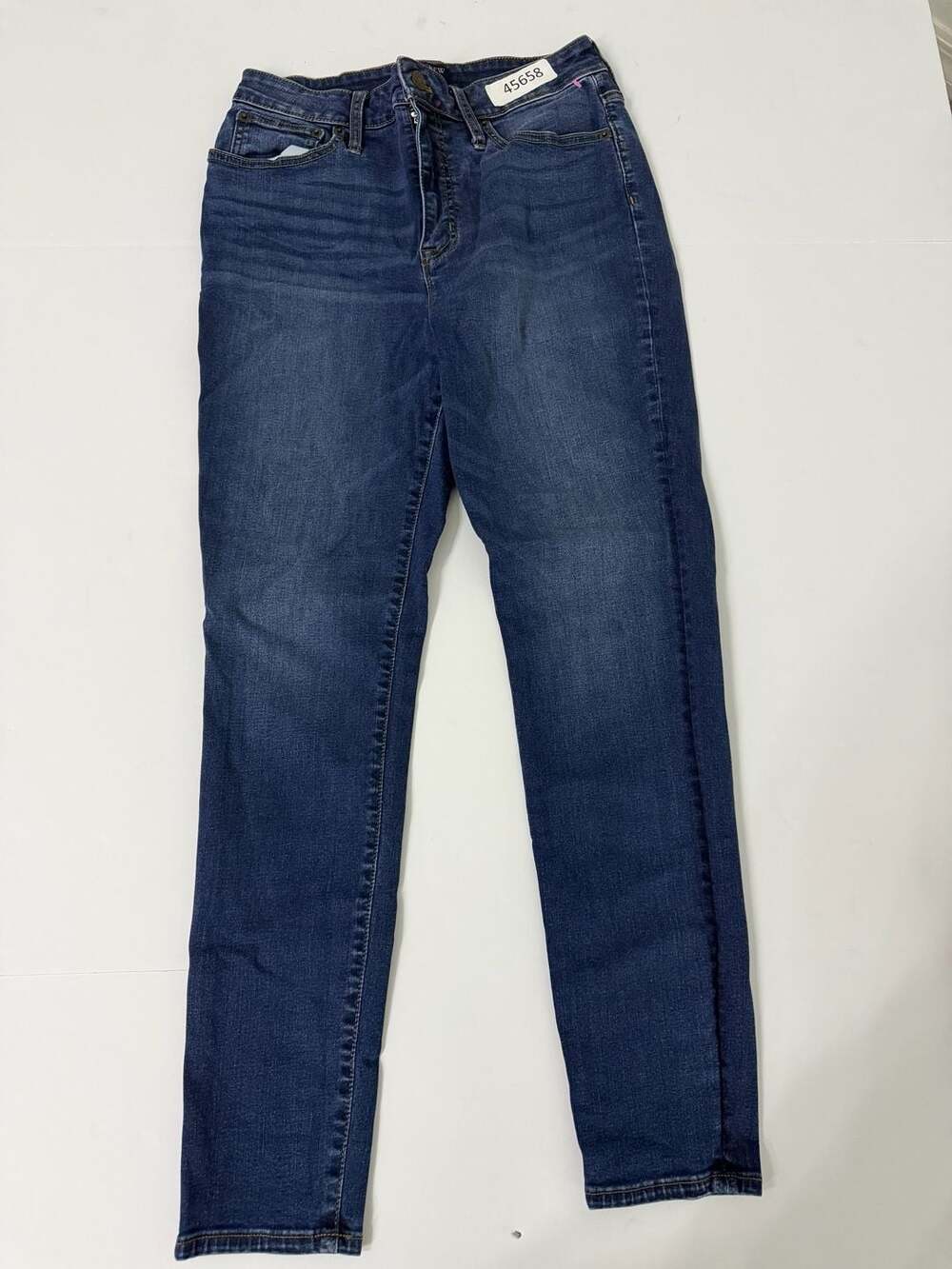 J.Crew Curvy High-Rise Dark Wash Skinny Jeans